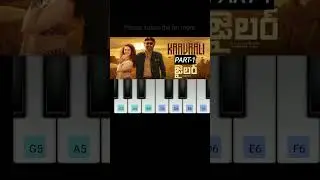 Kaavaalaa piano notes 😍 | Jailer on walk band
