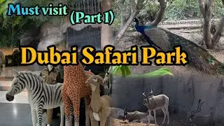 Dubai Safari Park || A Journey Through The Wild Side Wonders Of Dubai || Part 1