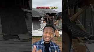How Much I Paid to Demo an 1800sqft House #shorts #demolition