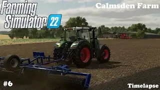 Seeding Canola and Wheat using Courseplay - Calmsden Farm - Timelapse #6 - FS22