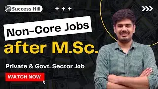 Non Core Jobs after M.Sc. Physics | Maths | IIT JAM | Placements after IIT | Nitin | SuccessHill
