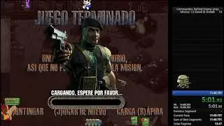 Commandos BEL Mission 13 David & Goliath  Speedrun 7 21