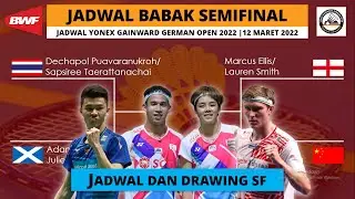 Jadwal Semifinal German Open 2022 Hari ini: Jadwal All Court | Yonex Gainward German Open 2022 Day5