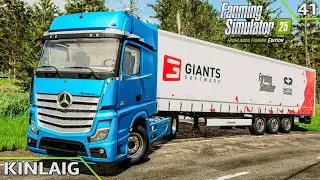 Buying the MB Actros L & selling fish worth 1.1 million € | KINLAIG | Farming Simulator 25 | Ep.41