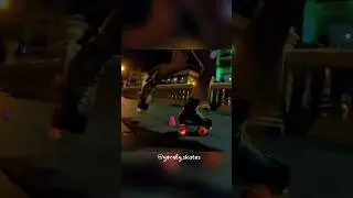 Slalom en patines quads