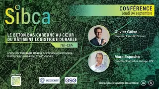 Le beton bas carbone au coeur du b&acirc;timent logistiqu durable