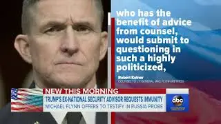 Flynn offers to testify before Senate in exchange for immunity Official