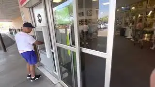 Broken Stanley automatic door at Publix (Lake Brandon Plaza) - Brandon, FL