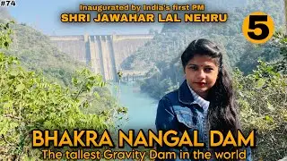Bhakra Nangal Dam/Important dams in india/biggest dam in india #damsinindia #himachal #himalayas 