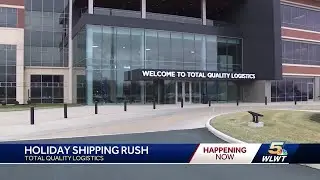 Greater Cincinnati&rsquo;s largest logistics company battling holiday shipping rush