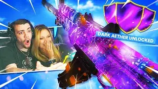My GIRLFRIEND unlocked DARK AETHER CAMO in Black Ops Cold War! (Dark Matter)