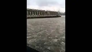 The Hudson River Freezing