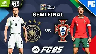 FC 25 - Germany vs Portugal | UEFA Nations League Semi Final Full Match 24/25 | PC&trade; [2K60]