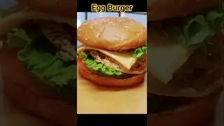 10 Min | Egg Burger Recipe | Anda Burger | Full Recipe in Caption  #shorts #eggburger