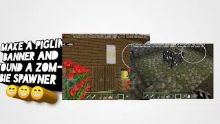 #part-11 Make a Piglin banner and found a zombie spawner / Minecraft PE / in Hindi / Raj Gaming