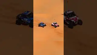 Three-way battle #dakar2026 #automobile #car #desert #racing #motorsport #rally