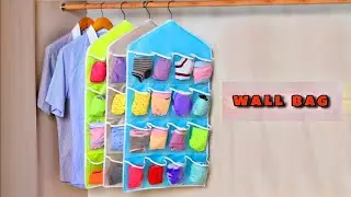 DIY BAG - POCKETS CLOSET OVER DOOR WALL - ORGANIZER BAG