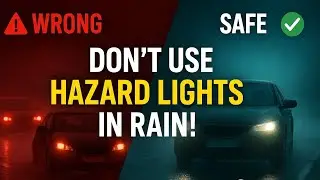 🌧️ The Truth About Hazard Lights in Rain | Safe Driving Tips You Must Know 