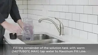 Sanitaire HydroClean SC930 - Filling Solution Tank