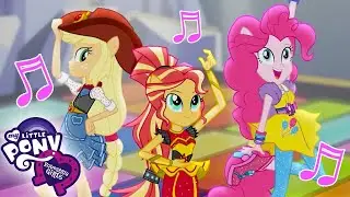 Equestria Girls aprendem uma nova rotina de dançae💃🪩 4 HORAS | My Little Pony em português | |