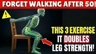Over 50 ? Top 3 Chair Exercises for Weak Legs | Senior Wellness 