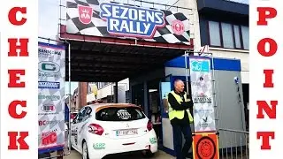 SEZOENSRALLY BOCHOLT 2017 CHECKPOINT EN SFEERBEELDEN Rally in Belgium 20 May 2017