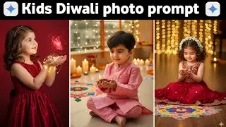 Trending Ai Diwali Photo Editing Kid's Prompts | Gemini Ai Kids Diwali Photo Editing Prompts