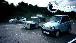 DIY Electric Car DRAG RACE Top Gear | 4K AI Upscale #topgear #thegrandtour