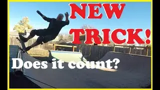 59 Years Old Tries Learning NOSE GRIND on mini ramp