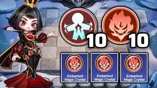 10 EMBERLORD USING AURORA UNLI MAGIC CRYSTAL | MAGIC CHESS GO GO META