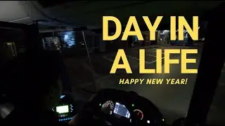 DAY IN A LIFE OF A BUS DRIVER - Last trips of 2025!