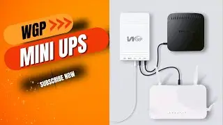 Unboxing and B-Roll: WGP Mini-UPS - Your Budget-Friendly Power Solution for Routers