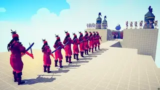 RAPID SKELETON ARCHERS VS ARMY OF UNIT TOWER DEFENSE #8 | TABS - Totally Accurate Battle Simulator