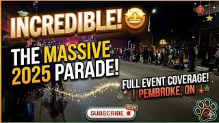 Pembroke Ontario 2025 Santa Claus Parade (Edited Livestream) 