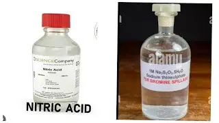 Reaction Between Sodium Thiosulphate and Nitric Acid|| Sulphur formation