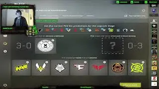 LEGENDS STAGE PICKEMS FOR THE LAST CSGO MAJOR EVER!!! EZ DIAMOND COIN TUTORIAL!!