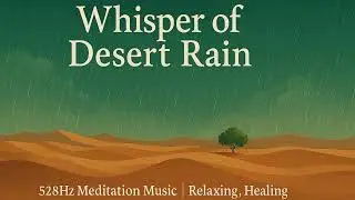 Whisper of Desert Rain | 528Hz Meditation Music | Relaxing Raaga Fusion Instrumental #healingmusic