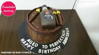 simple birthday cake for men design ideas decorating tutorial video at home 40th 50th 60th 70th 80th