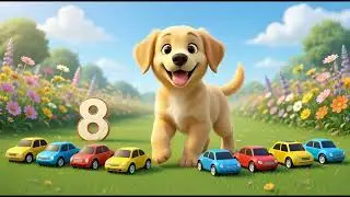 Sunny Learns to Count 1&ndash;10 🐶 | Calm Counting Story for Toddlers