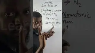Which is monatomic -Chemistry class
