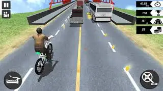 Reckless Racer: Bicycle Racing Games 2018 - Gameplay Android game