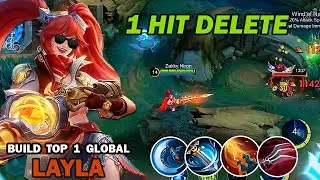 WHEN LAYLA USED NEEDLE DEATH SENTENCE BUILD IN SOLO RANK!! (auto delete☠️) - MLBB