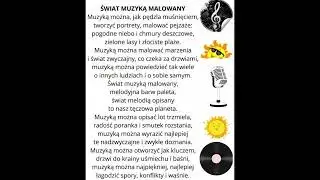 Świat muzyką malowany materiał edukacyjny