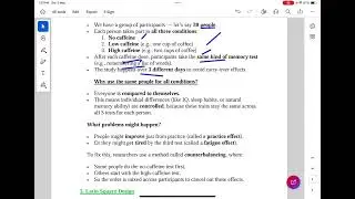 UGC#PSYCHOLOGY# Research Methodology &Statistics # Randomized Block, Repeated Measures,Latin Cohort