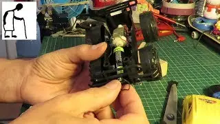 Poundland Friction Powered Car conversion to Electric - CONVERSION