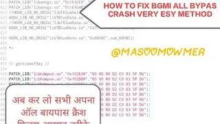 🤠HOW TO FIX BGMI ALL BYPASS IN VERI ESY METHOD || BGMI ALL BYPASS RUN KARO WITHOUT CRASH 4.0.0🌋