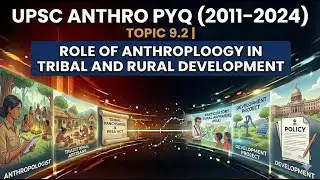 UPSC Anthro PYQ (2011-2024) Topic 9.2 | Role of Anthropology in Tribal and Rural Development