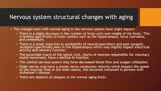 Neurological Aging- Mini lecture