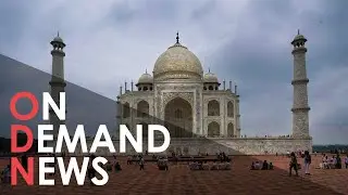 FOOTAGE | Taj Mahal Flooded! Monsoon Rains Posing Threat? ⚠️🇮🇳