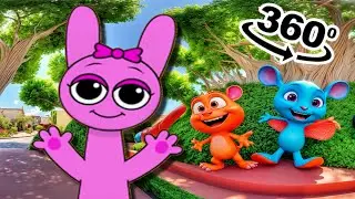 Найдите Pinki Incredibox Sprunki на ЭТИХ картинках в 360&deg; VR-анимации